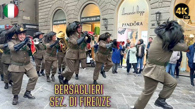 Musical Soldiers on the Move in Florence